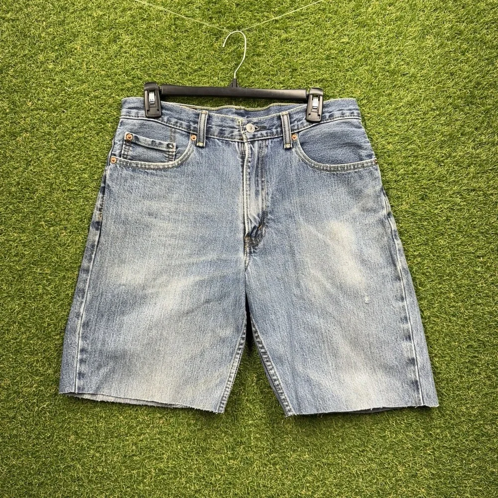 Levis 550 Jean Shorts Mens 33 Denim Jorts Baggy Loose Skater Casual 90s Workwear